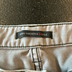 John Varvatos light gray denim pants 36 waist by 33 length